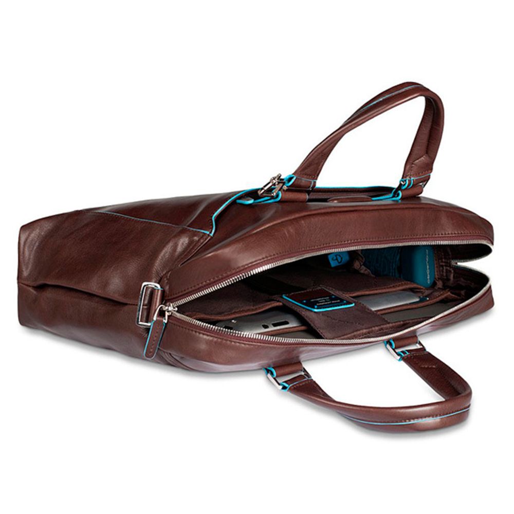 Сумка Piquadro Blue Square коричневая телячья кожа (CA3335B2/MO) 4