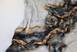 МРАМОРНЫЙ ЦВЕТОК - Кулирка с лайкрой, компакт пенье (ДЖ72 Маша) (к0 высота 75см, обрезан сверху)