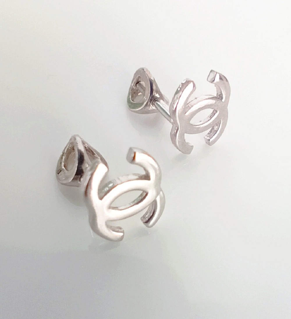 Серьги Эстерелла, серебро, 925 проба, родированные/Ф