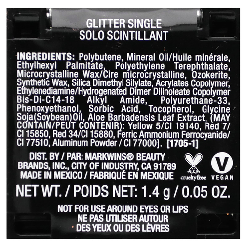 wet n wild, блестящий, отбеленный, 1,4 г (0,05 унции)