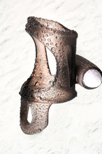 Дымчатая насадка на пенис 7,5см с вибропулей ToyFa XLover 748032