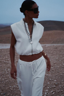 ZARA ДЖИНСЫ-ДЖОГГЕРЫ Z1975, ЭКРЮ