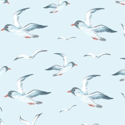 Чайки летят