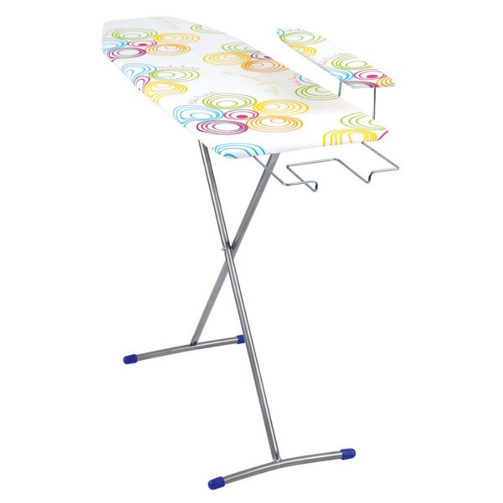 Доска гладильная "ЛИНА 1" : ДСП 1120х345, подставка под утюг,подрукавник, ДЛ1 (П)