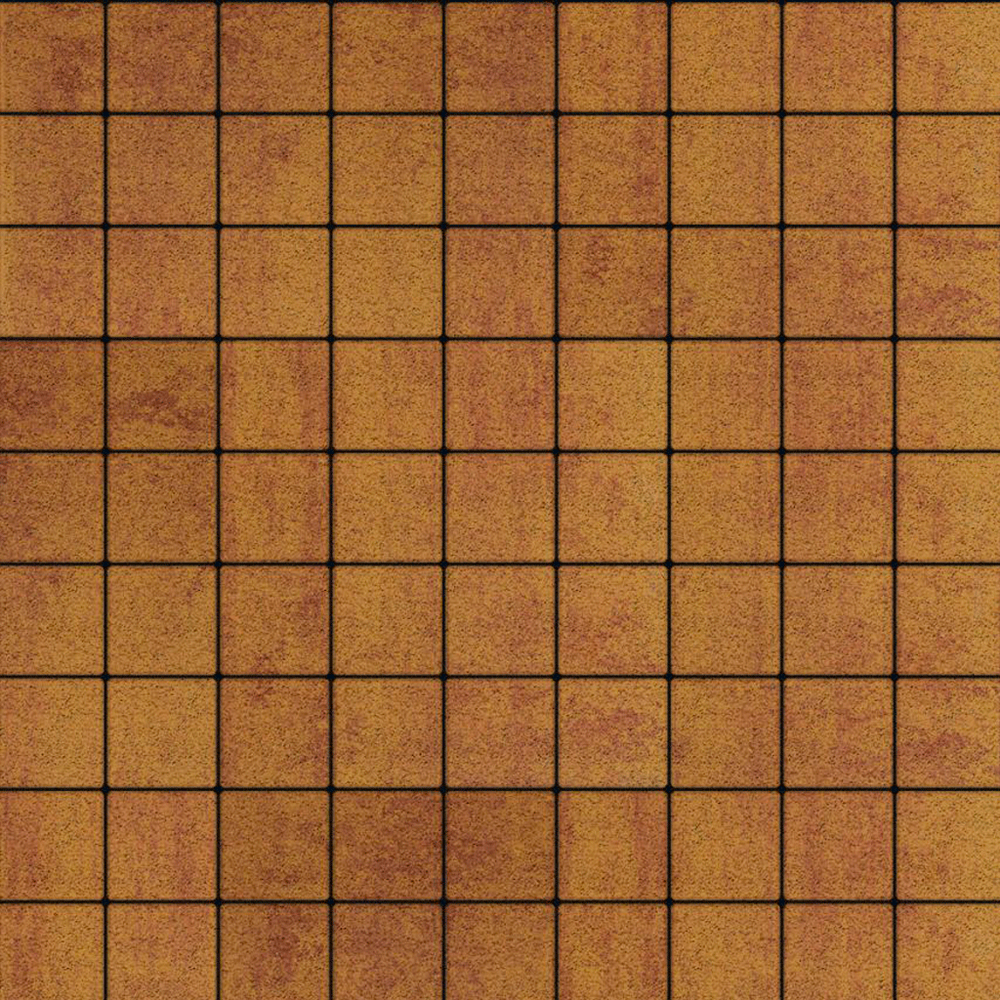 Тротуарная плитка КВАДРАТ 100х100 мм - Листопад гранит Каир