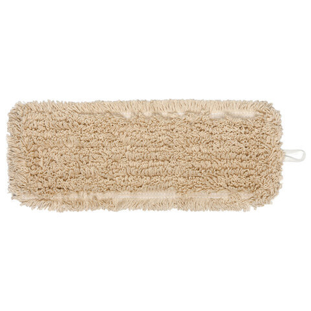 Насадка МОП плоская для швабры/держателя 40 см, уши/карманы (ТИП У/К), нашивной хлопок, LAIMA EXPERT, 605303