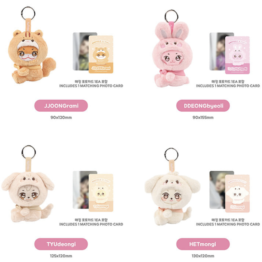 Мерч ANITEEZ IN THE COLOR - ANITEEZ X TINY PLUSH KEYRING [Плюш-брелок]