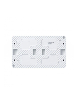 Розетка 2-м ОП AtlasDesign PROFI 16А IP54 заземл. защ. шторки бел. SE ATN540126