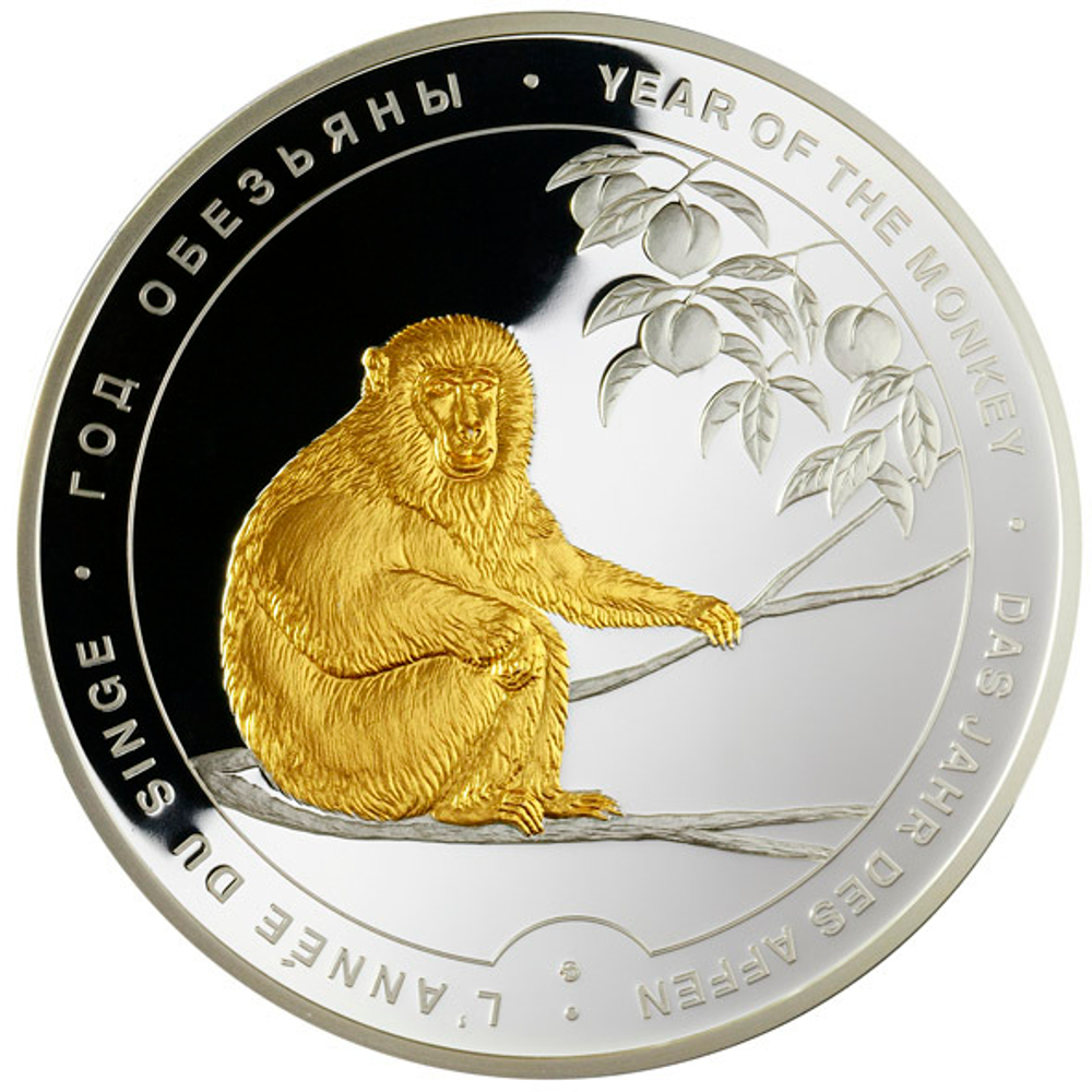 2028 — Медаль "Год обезьяны", 65 мм
