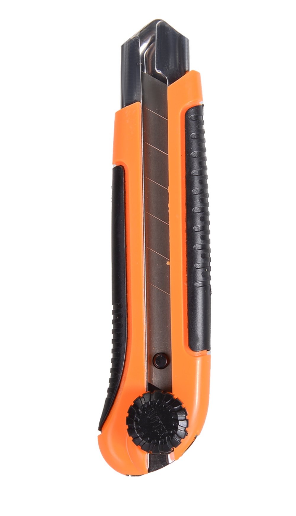 Нож с выдвижным лезвием 25 мм, двухкомпонентный корпус, винтовой фиксатор, Вихрь