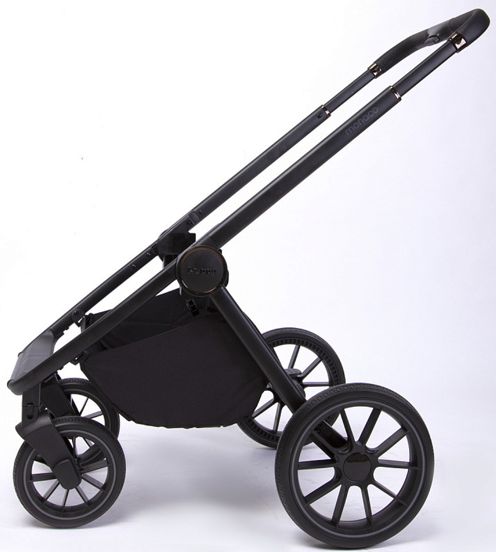 Детская коляска Peppy Monaco 2 в 1 Sandstone (песочный), рама черная