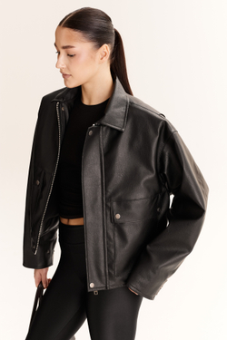 Leather Jacket ( short )