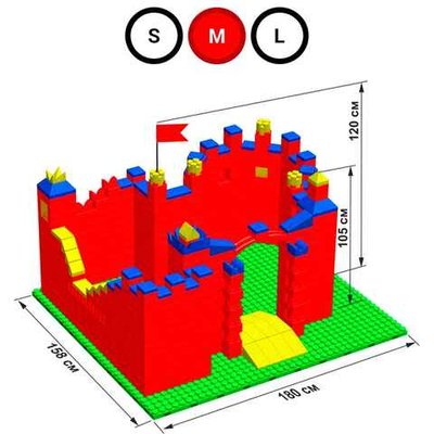Набор GigaBloks 7,5: Замок на платформе