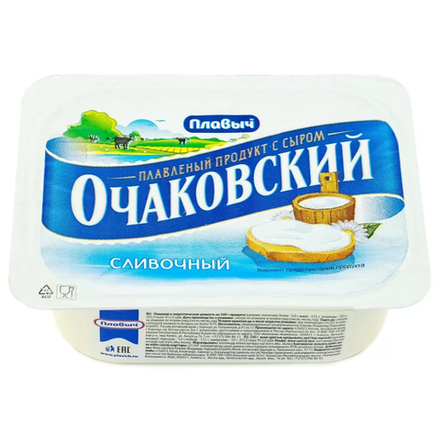 Плавленый продукт с сыром Очаковский сливочный 180гр.