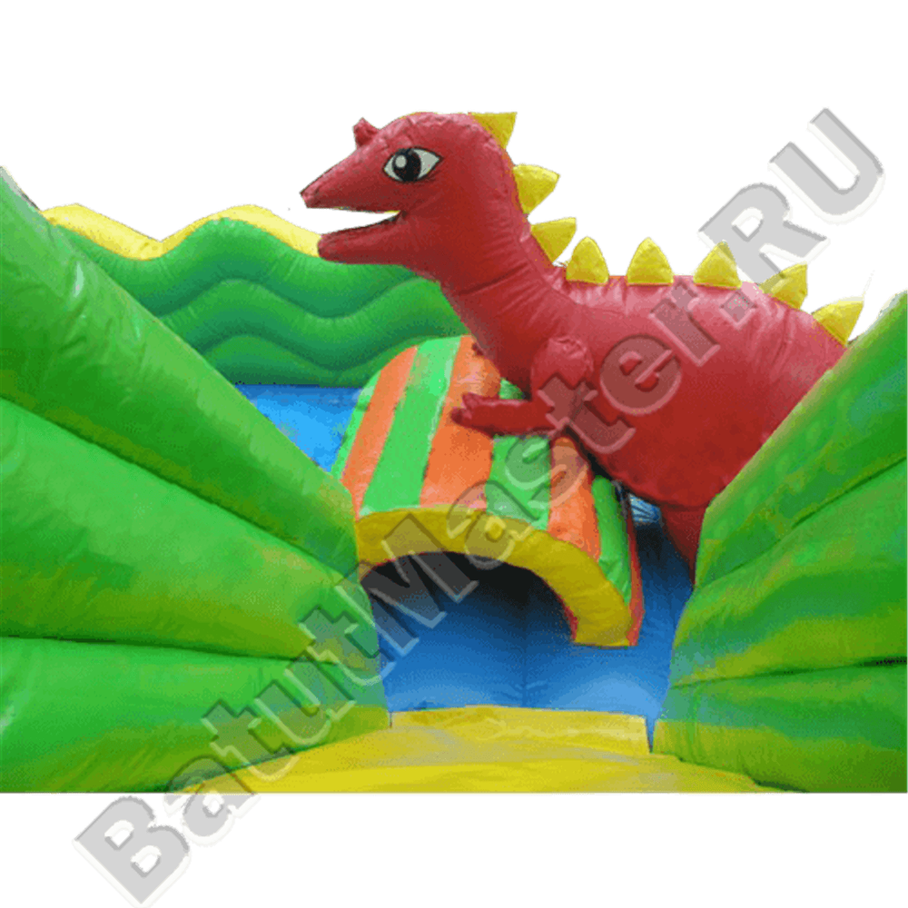 Большой надувной батут "Средневековье" 15*15*5 м