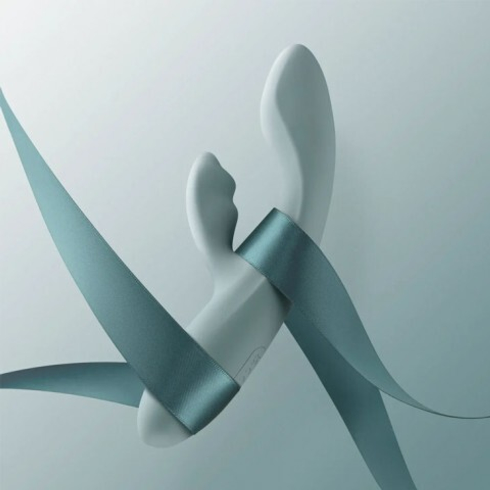 Вибратор-кролик Chika серый от SVAKOM