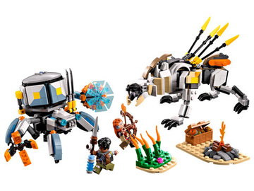 Конструктор Лего Харизон Элой и Варл против Скараба и Пилозуба | LEGO Horizon Aloy & Varl vs Shell-Walker 77037 768 д 9+