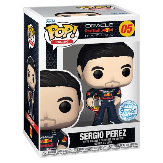 Фигурка Funko POP! Racing F1 Oracle RedBull Racing Sergio Perez with Helmet (Exc) (05) 74003 / Фигурка Фанко ПОП! в виде известного автогонщика, Серхио Перес