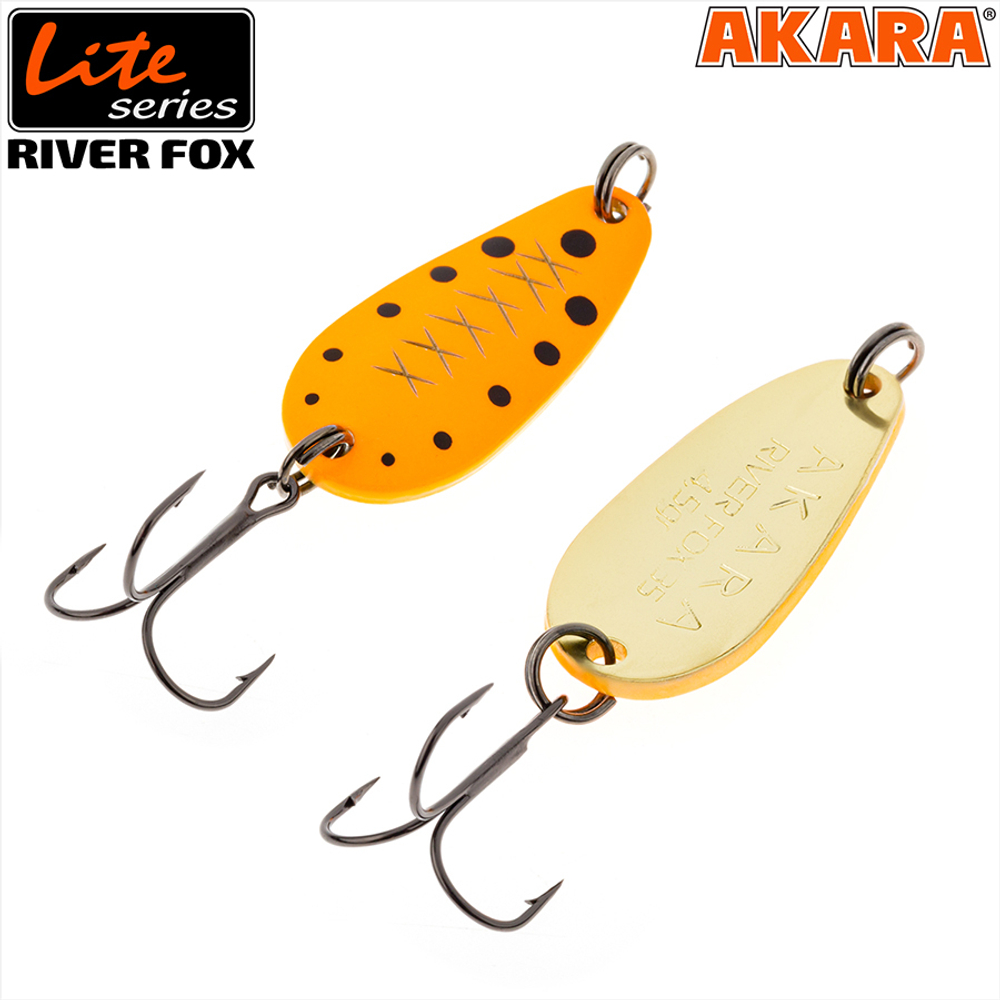 Блесна колебалка Akara Lite Series River Fox 35 4,5 гр. AB47