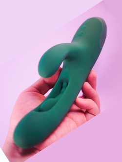 Инновационный вибратор кролик Amovibe Zenora