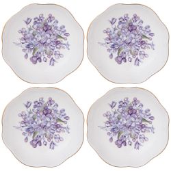 НАБОР РОЗЕТОК LEFARD "LILAC" 4 ШТ. 10 СМ (КОР=48НАБ.)