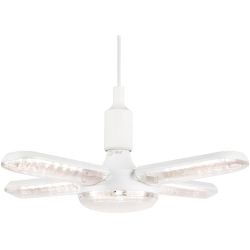 Фитолампа для растений светодиодная ЭРА GREEN LINE ФИТО-65W-PFR-E27-GR 5-ти лепестковая полного спектра 65 Вт Е27 | Фитолампы Е27