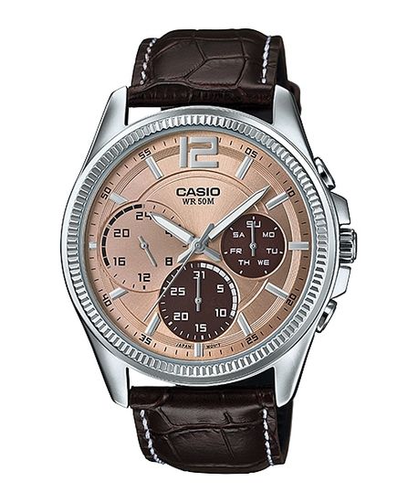 Мужские японские наручные часы CASIO MTP-E305L-5A