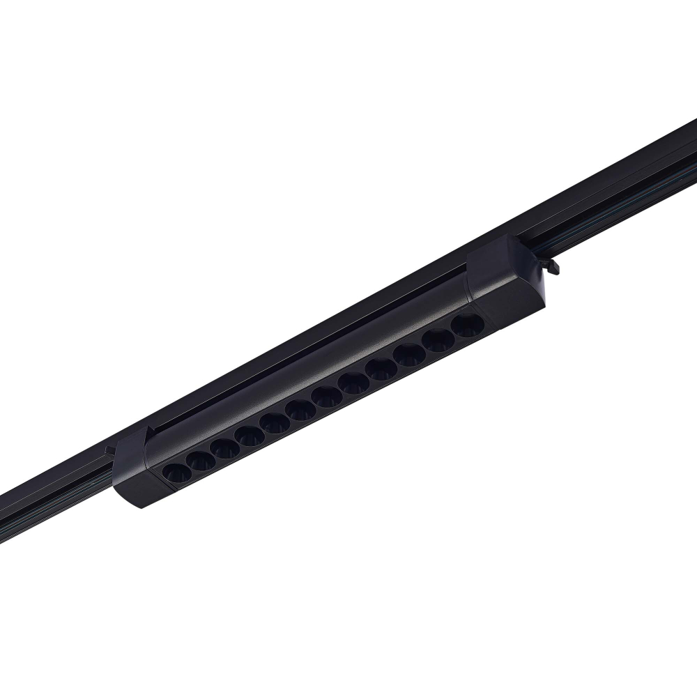 ST367.446.20 Св-к трек. Черный LED 1*20W 4000K 1 500Lm Ra&gt;90 36° IP20 L387xW49xH54 170-240V Однофазная трековая система