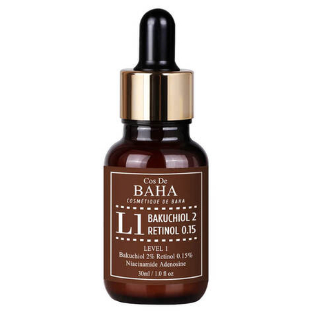Сыворотка для лица Cos De Baha L1 Bakuchiol & Retinol Serum 30 мл