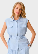 Блуза с поясом BULMER