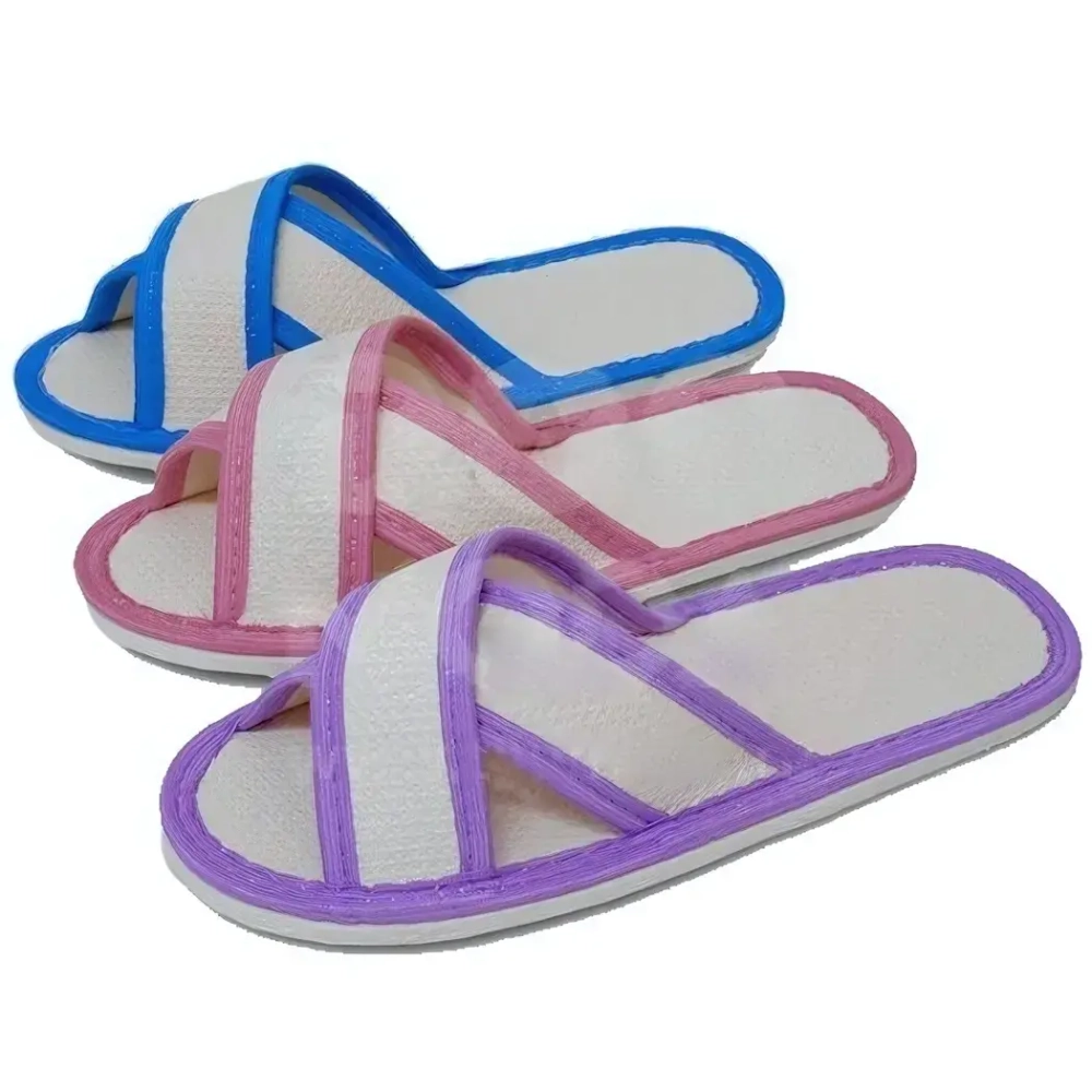 Тапочки домашние женские «Сланцы» верх эвапласт 2мм, окантовка-тесьма, подошва 6,5мм 40р