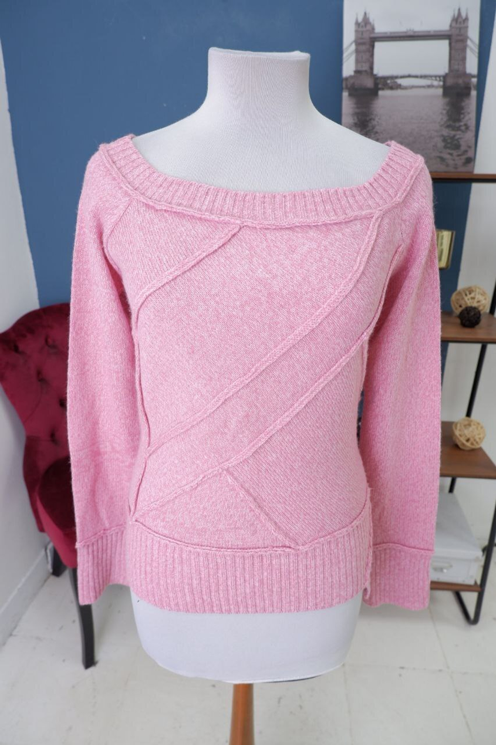 Свитер Vero Moda розовый 40 размер