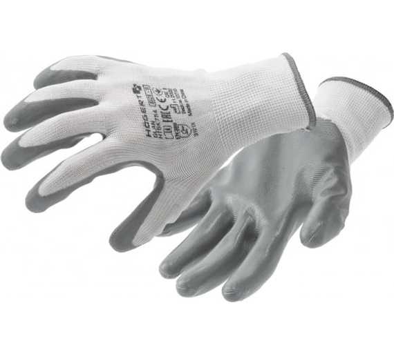 Перчатки рабочие с нитриловым покрытием GLAN Högert, арт. HT5K754
