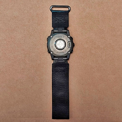 Нейлоновый ремешок Hemsut Rugged 22 мм для Garmin Fenix 7 6 5, Epix Gen 2 47mm, MARQ, Instinct, Forerunner(Черный)