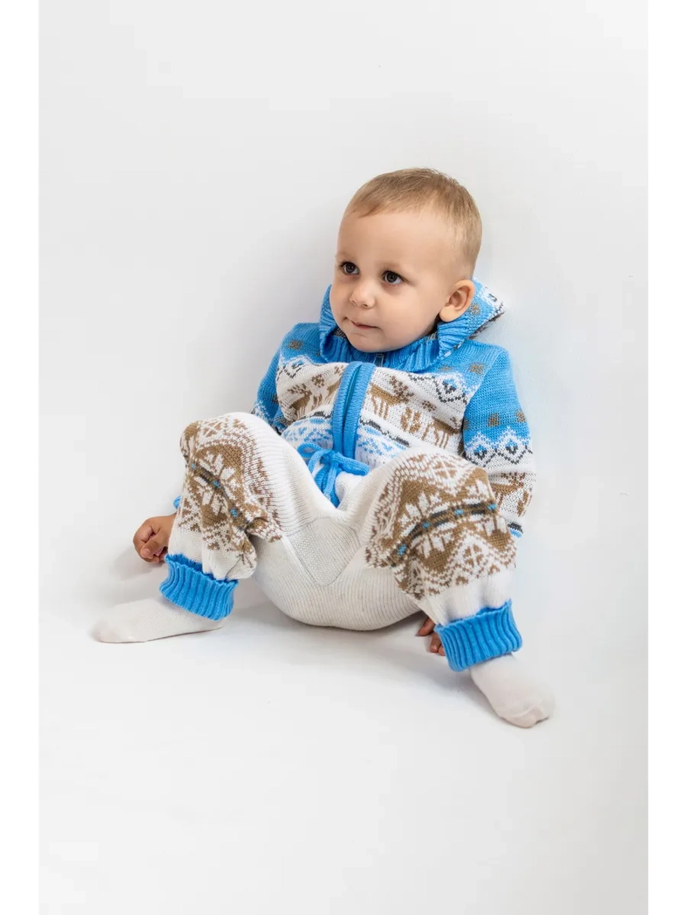 Комбинезон вязаный