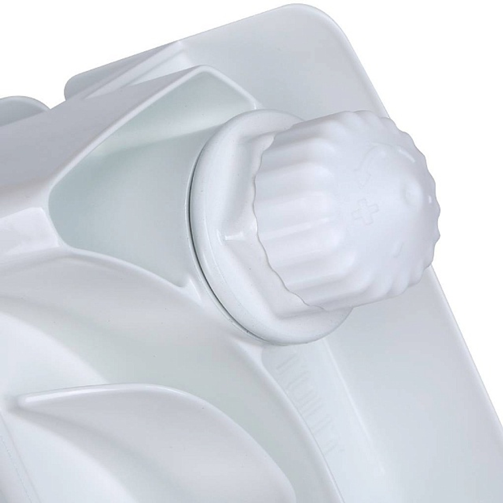 Радиатор биметаллический STOUT Space 500 - 8 секций (подключение нижнее правое, цвет белый)