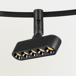 267437 Светильник 48V д/1-фазн трека DUE LED 5W 220LM 24G ЧЕРНЫЙ 3000K IP20