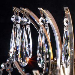 Citilux Селена CL302183 Люстра хрустальная Бронза