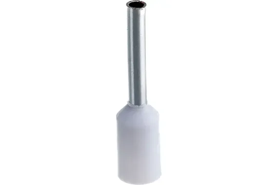 Наконечник Navigator Е 0,75-8 втулочный изолированный белый (упаковка 100шт) 38565