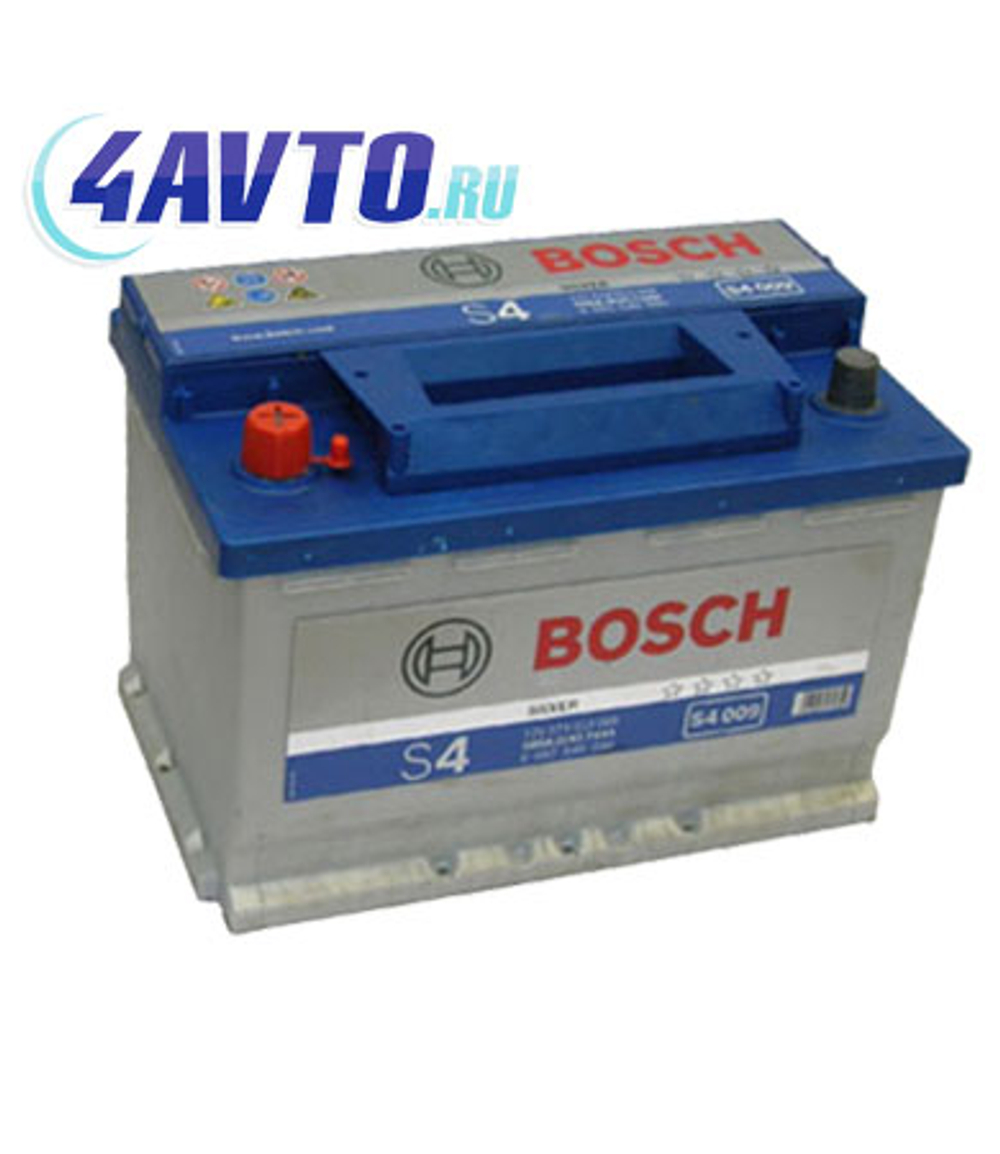 АКБ 6СТ-74 А.ч., п.п., L+, BOSCH S4 (S40 090) (574 013)