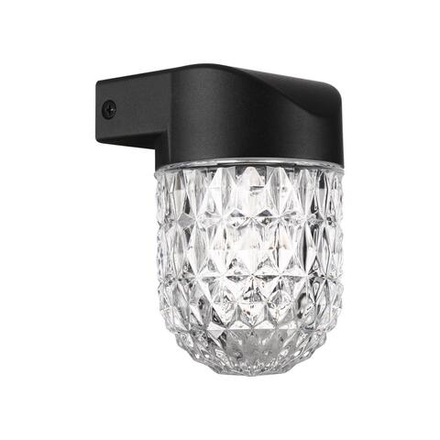 359295 STREET NT24 724 черный Светильник ландшафтный настенный IP65 LED 7W 4000K 175-265V ESTIMA