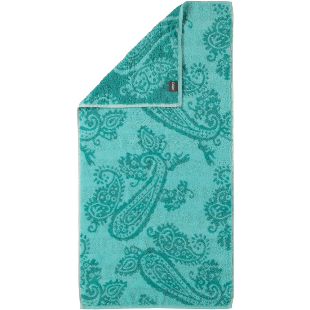 Полотенце 30х50 Cawo Paisley 1068 аквамарин