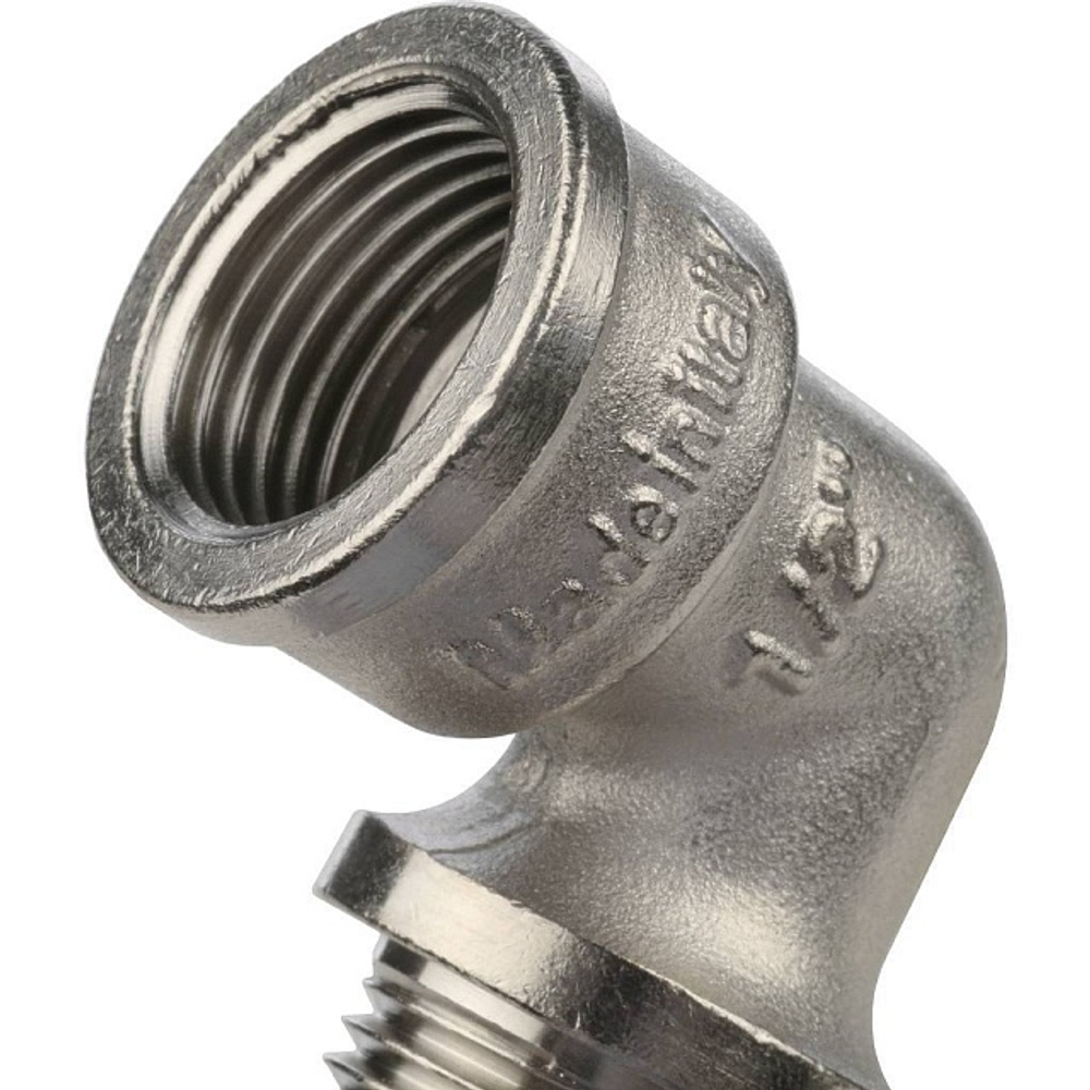 Переход с внутренней резьбы на наружную угловой с упором STOUT SFT 0016 - 1/2" (никелированный)