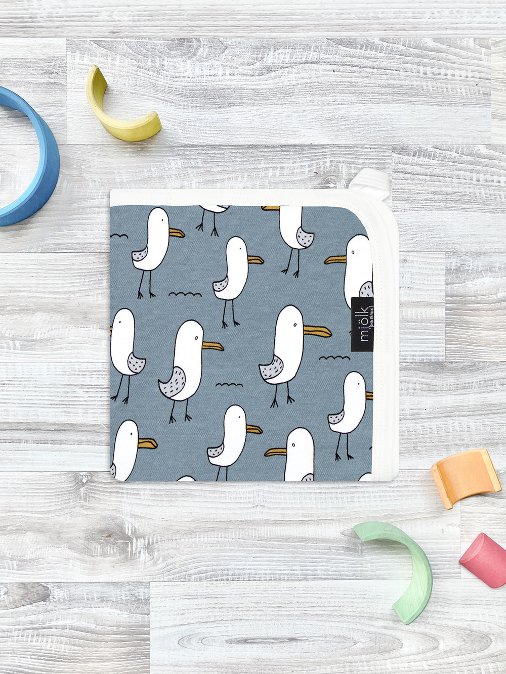 Двусторонний плед Mjölk Чайки