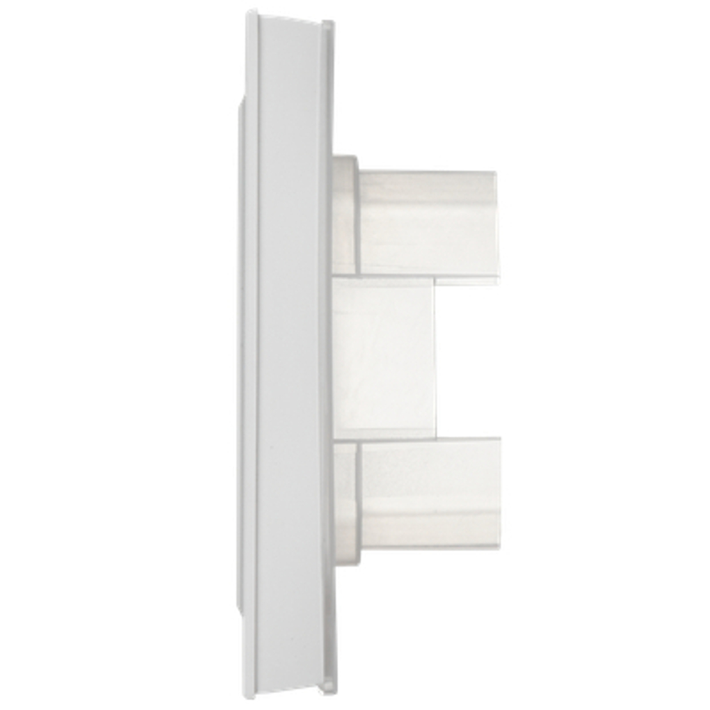 BRITE Рамка 2-местная IP44 РУ-2-БрАБ-44 арктический белый IEK