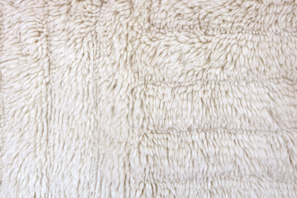 Шерстяной стираемый ковер Lorena Canals Dunes Sheep White L (240 x 170 см)