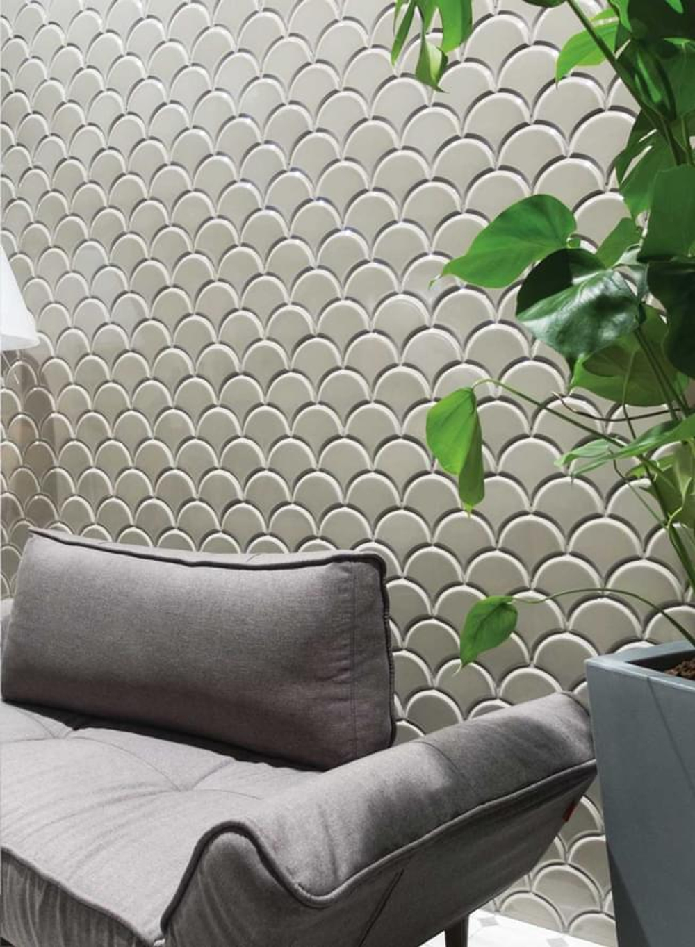 Adex Renaissance Escama Biselada Silver Sands 13x15