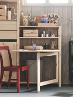 Cтойка для стеллажа ИВАР 179x30 см Икеа IVAR из массива сосны, в натуральной отделке