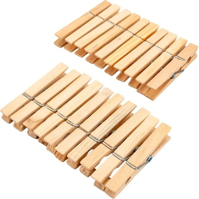 Прищепка деревянная 20шт "Эко"