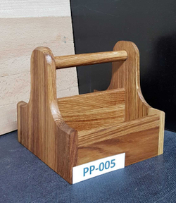 Ящик для кондиментов дуб; H=15,L=15,B=15см